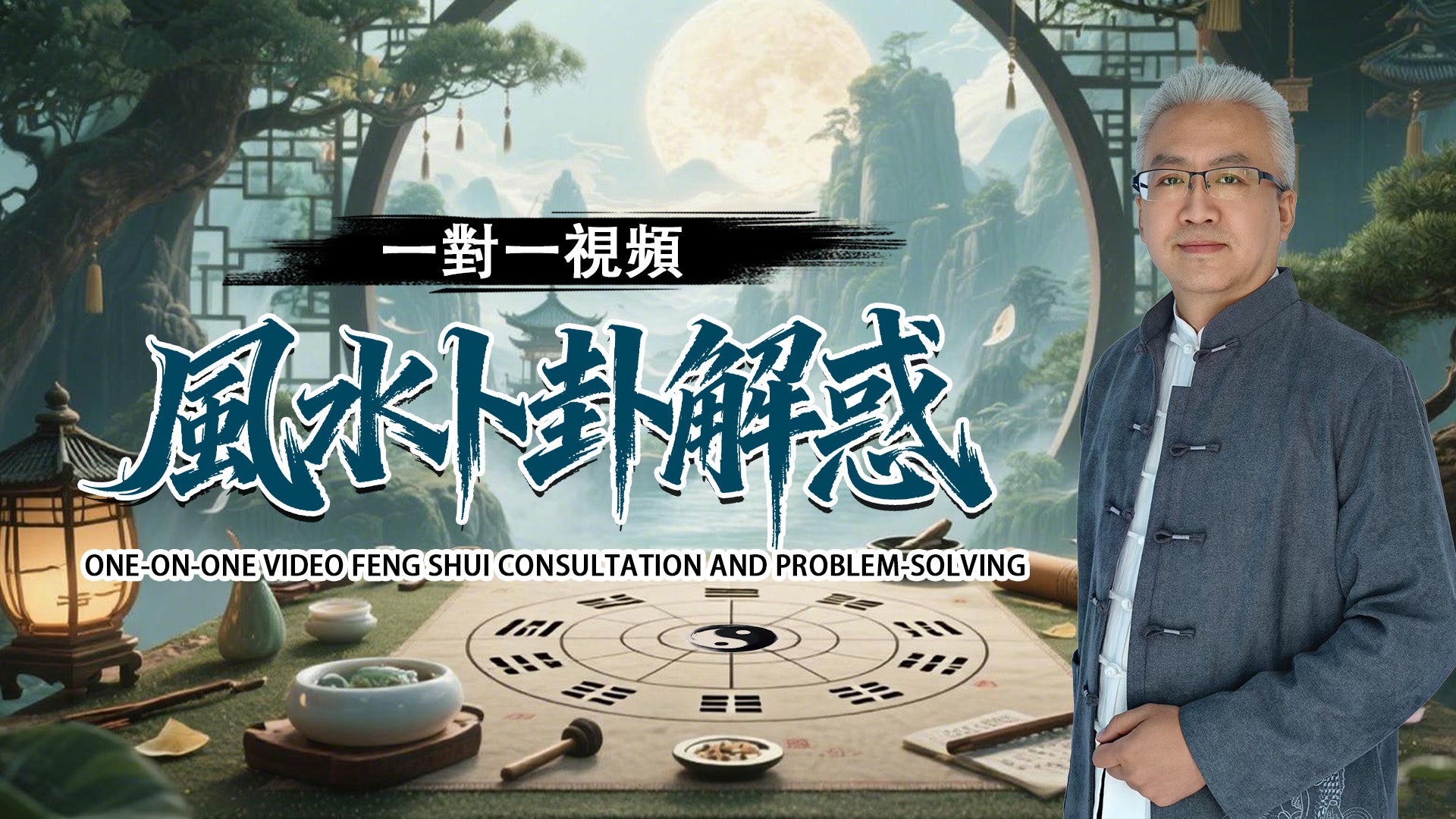 One-on-One Video Feng Shui Consultation and Problem-Solving/一对一视频 风水卜卦解惑